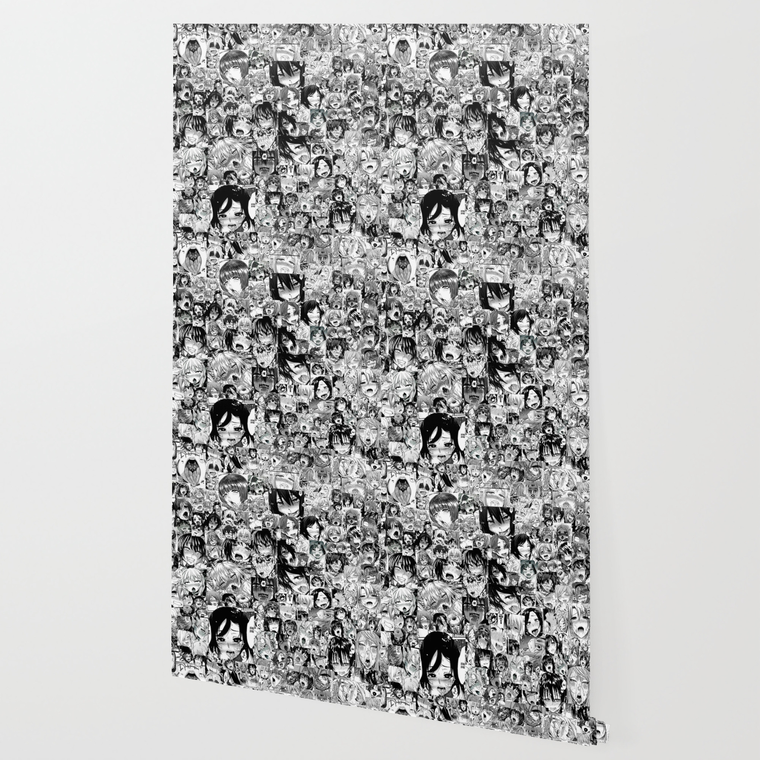 Wallpaper Ahegao Face Pattern 2 Piece Ahegao Outfits For Women Short For iPhone Free