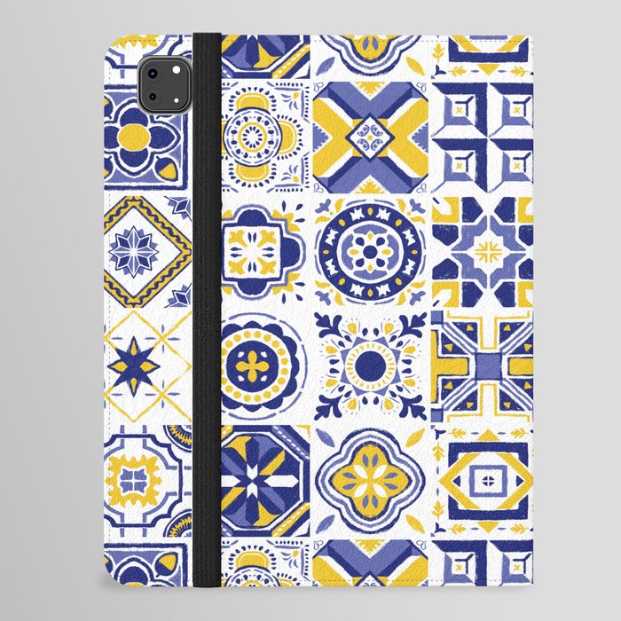 Lisbon Azulejos - Azul Mix iPad Folio Case