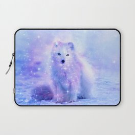 Arctic iceland fox Laptop Sleeve