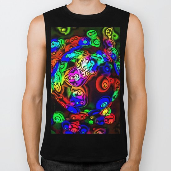 The Ornaments. Christmas. © J&S Montague. Biker Tank