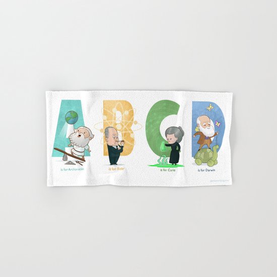 Science ABC Hand & Bath Towel
