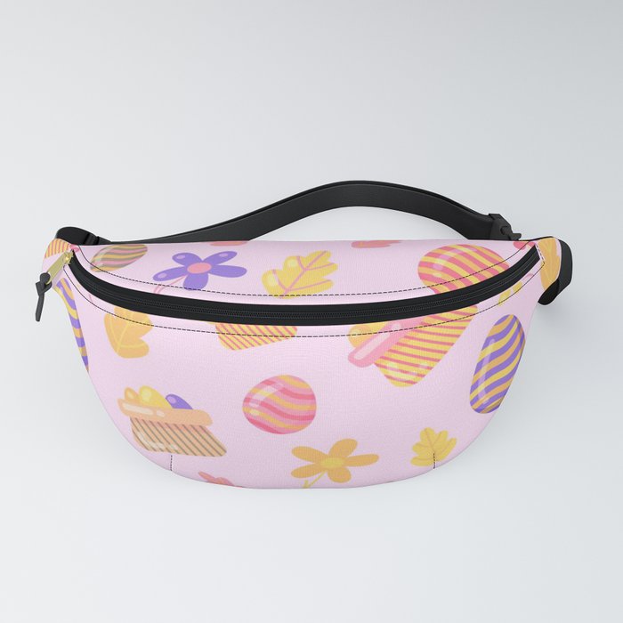 Happy Purple Easter Collection Fanny Pack