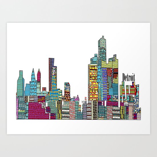 Detroit Art Print