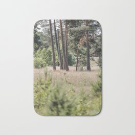 Dutch Pine Trees at Meadow Bath Mat