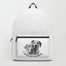 Two Dalmation Dogs Backpack