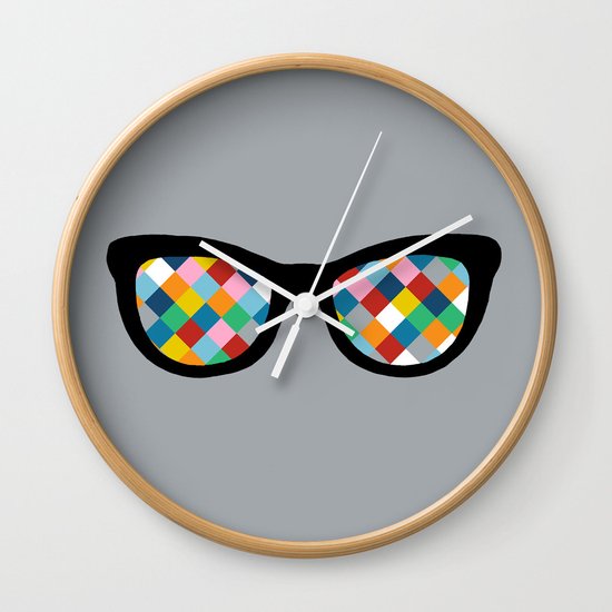 Diamond Eyes Wall Clock