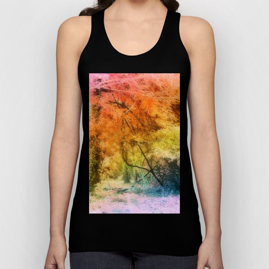 Colorful Tree Landscape Unisex Tank Top