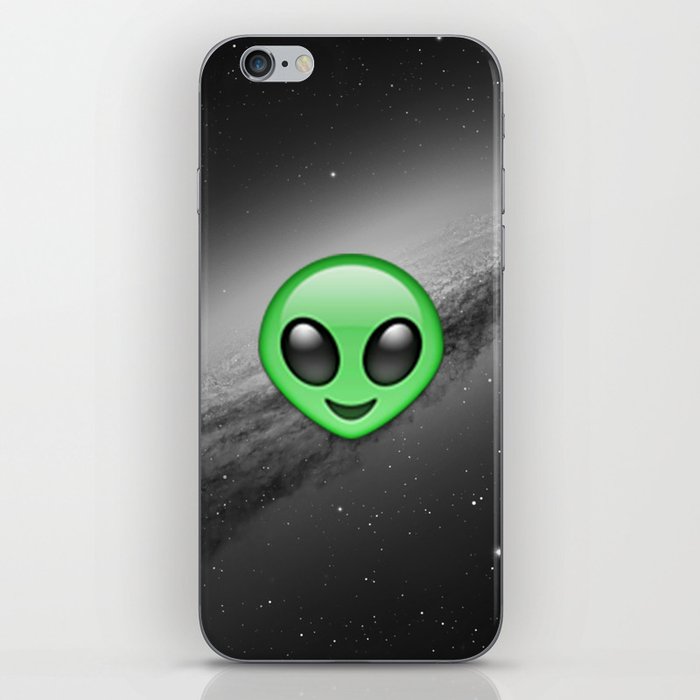 Alien Emoji Iphone Skin By Nolandempsey Society6