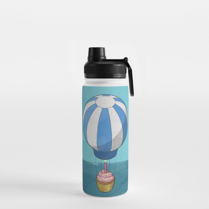 Flying Cupcake Water Bottle