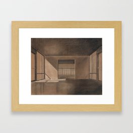 Door 1 Framed Art Print