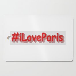 "#iLoveParis" Cute Design. Buy Now Cutting Board