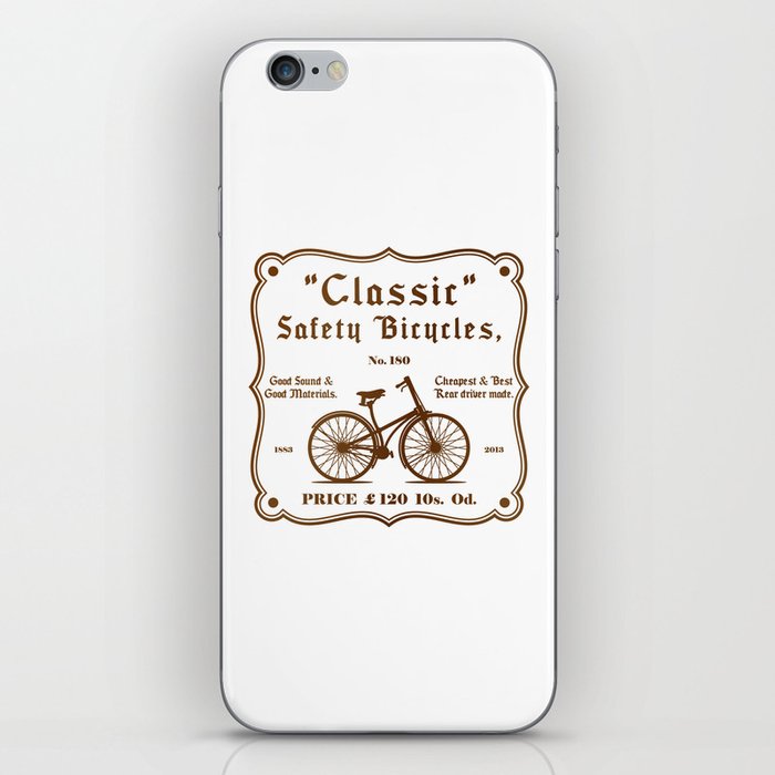 Classic Safety Bicycles iPhone Skin