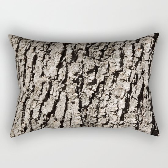 TEXTURES - Valley Oak Tree Bark Rectangular Pillow