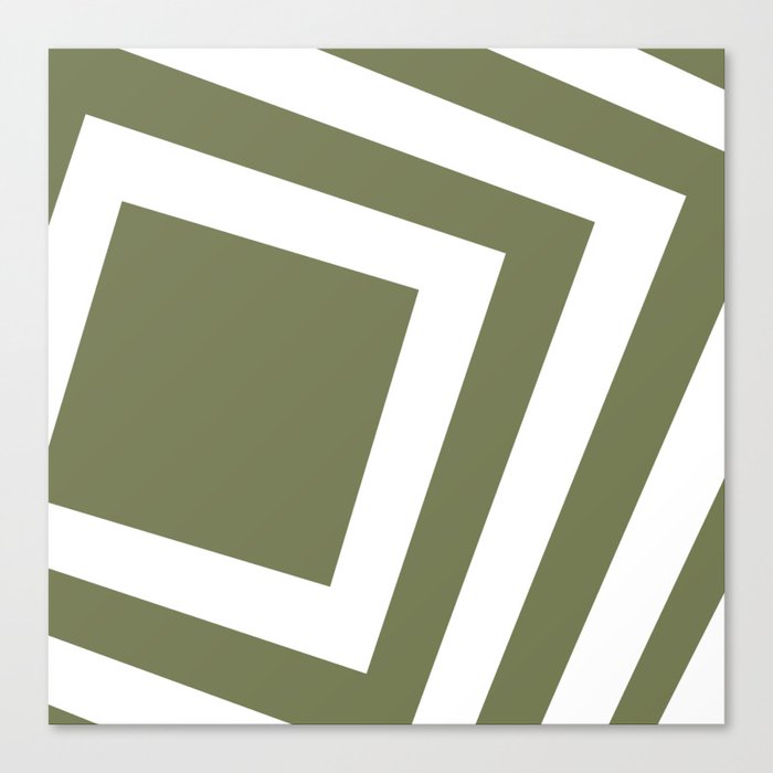 Army squares background Canvas Print