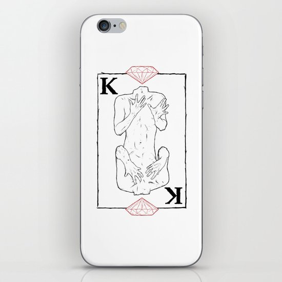 King of Diamonds iPhone & iPod Skin