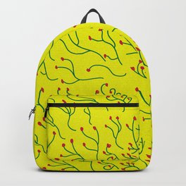 red yellow flowers Backpack