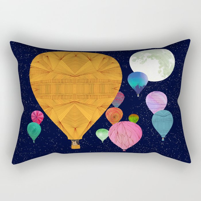 Hot Air Balloons Rectangular Pillow