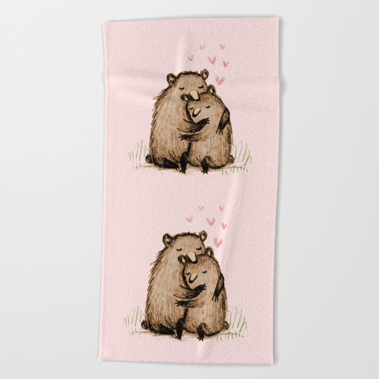 Bearlentines Beach Towel