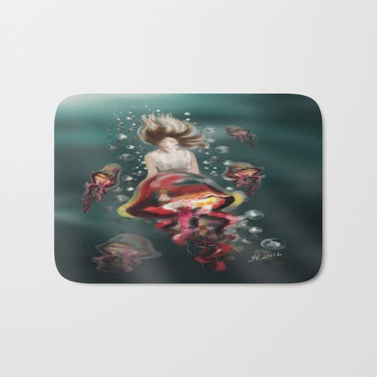 Jellyfish Bath Mat