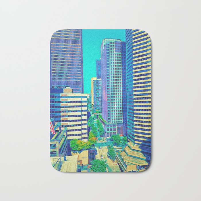 Seattle Downtown  Bath Mat