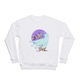 Polar Bear VS Zombie Crewneck Sweatshirt