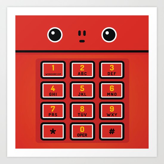 Phone Art Print