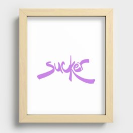 Lavander Sucker Recessed Framed Print