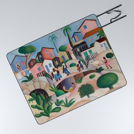 Tarsila do Amaral — Morro da Favela (Shanty Town Hill) Picnic Blanket