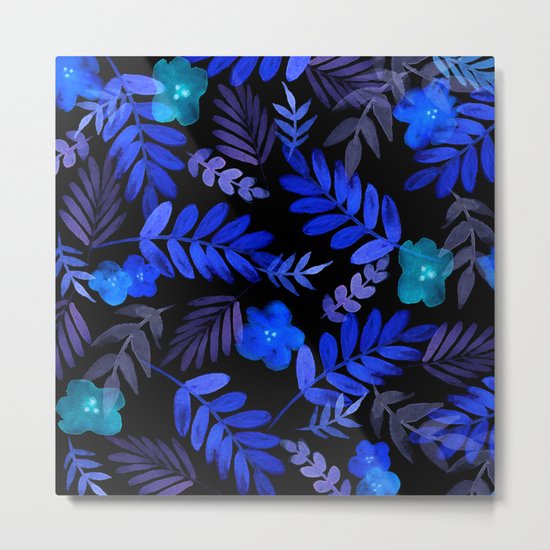 Floral Watercolor Metal Print