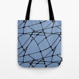 Black and Blue Abstract Mosaic Pattern 1 Pairs DE 2022 Trending Color Ocean City DE5879 Tote Bag