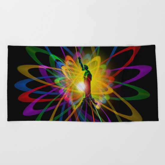 Statue of Liberty Freiheitsstatue New York 2 Beach Towel