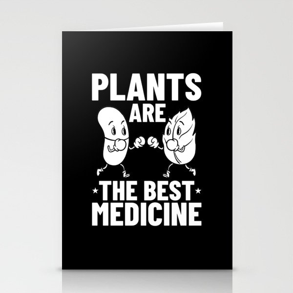 Natural Medicine Plant Herbalism Natural Healthy Stationery Cards