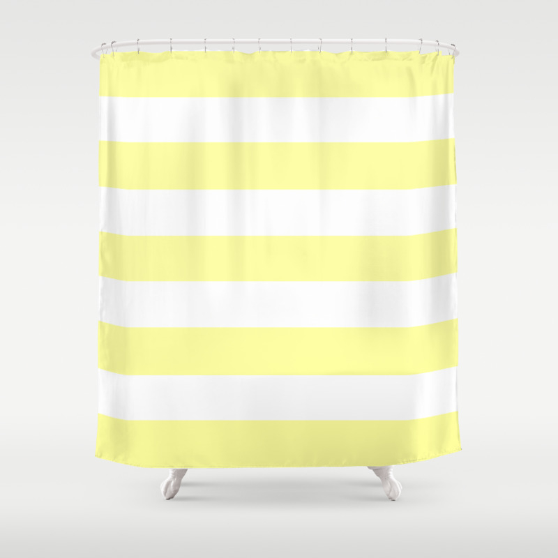 Lemon Yellow Crayola Solid Color White Stripes Pattern