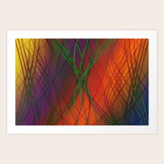 Eclectic Lines Art Print