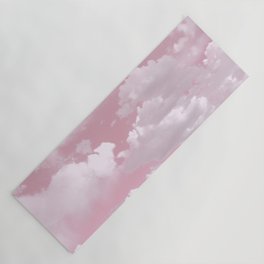 Clouds in a Pink Sky Yoga Mat