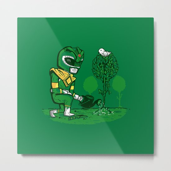 Green Ranger Metal Print