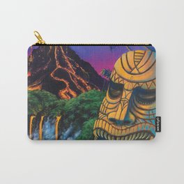 Tiki and Volcano Carry-All Pouch