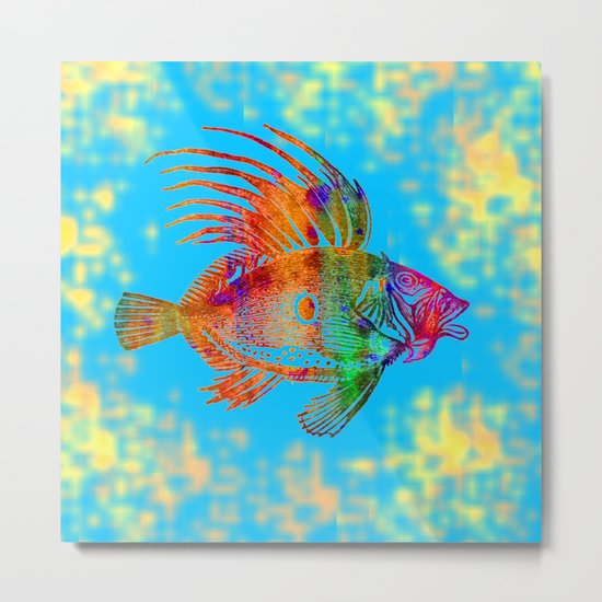 Fish R Metal Print