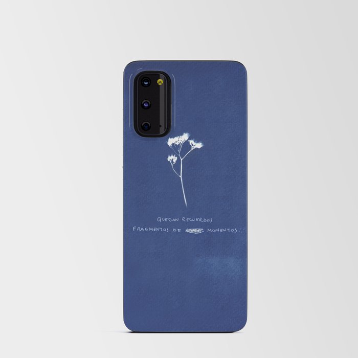 Cyanotype flower Android Card Case
