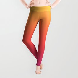 Ombre Colorful Summer Gradient Pattern Leggings