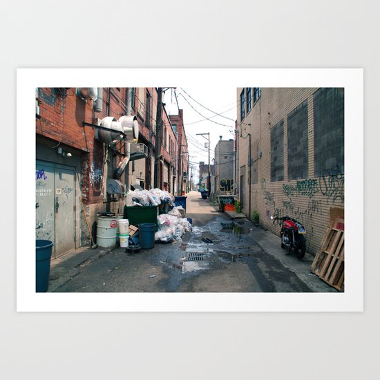 Alley Trash - Pittsburgh Art Print
