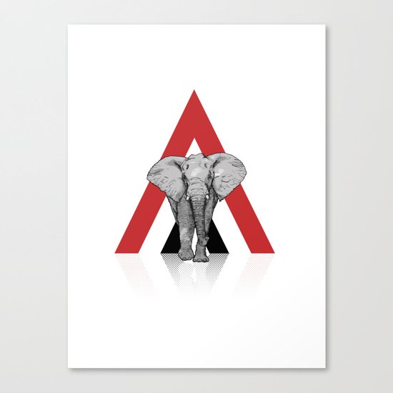 Because I Can't Forget - WHITE Canvas Print
