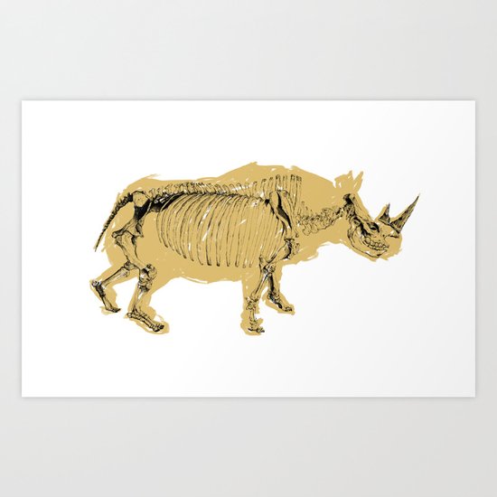 dissappearing act Art Print
