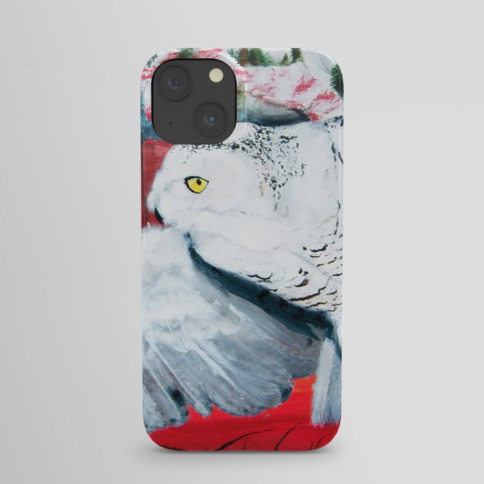 Owl Acrylic Painting iPhone Case