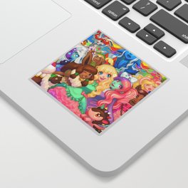 Dollightful Banner Art 2018 Sticker