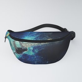 Electric Blue Guitar Fanny Pack