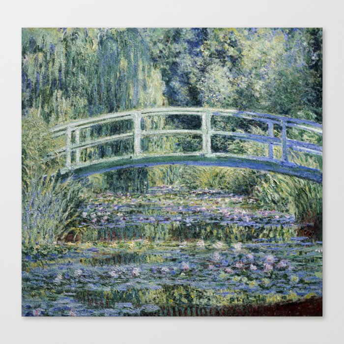 Water Lilies and Japanese Bridge – Claude Monet Canvas Print