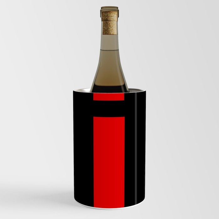 letter I (Red & Black) Wine Chiller
