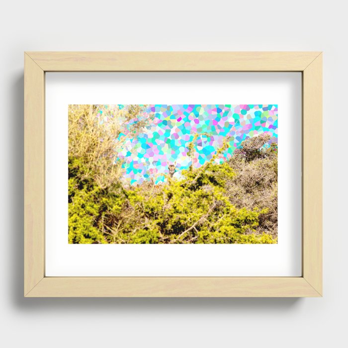 Found you!  Recessed Framed Print