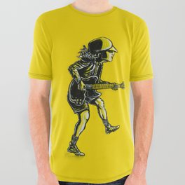 Angus Young All Over Graphic Tee